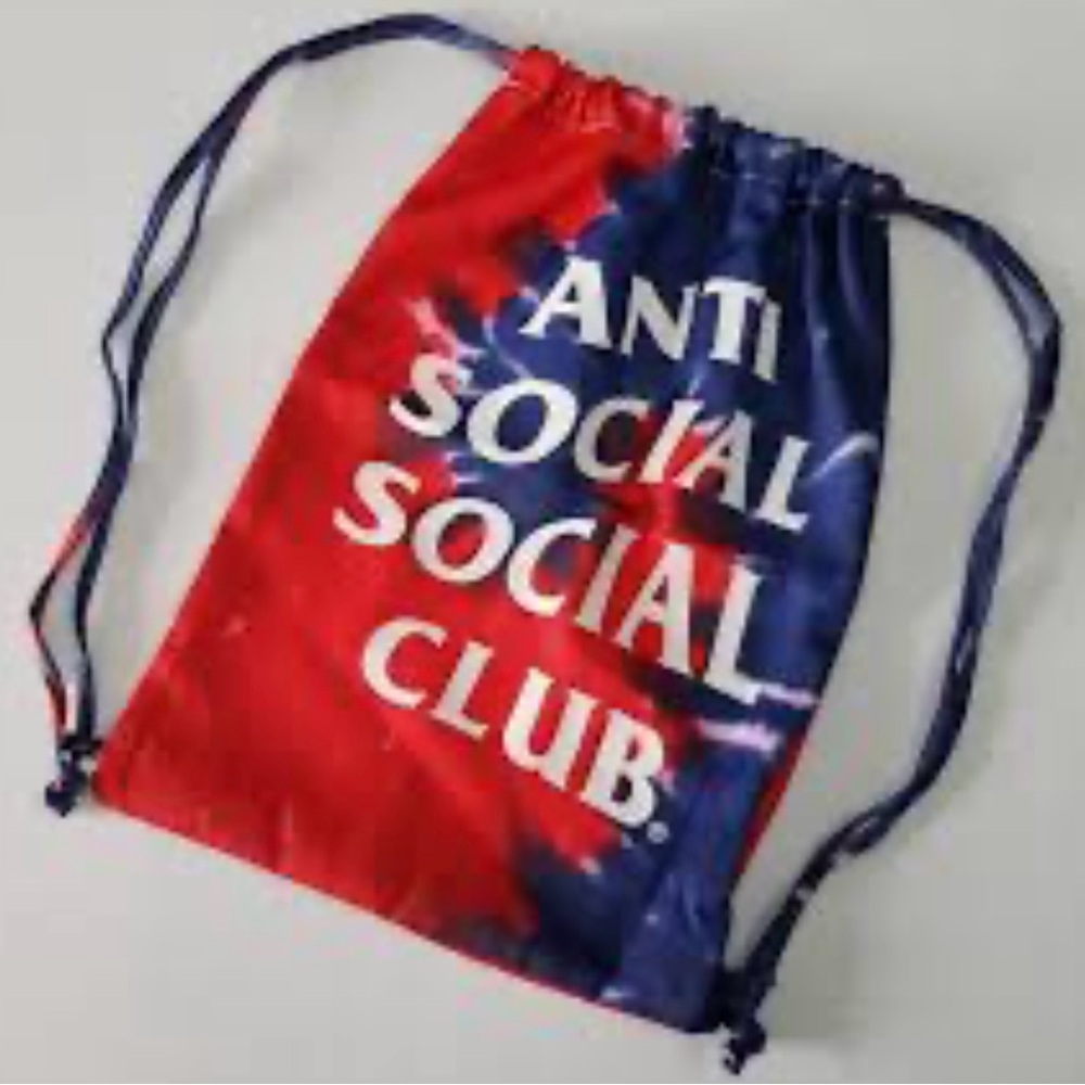 New Anti Social club drawstring bag! Perfect school bag
